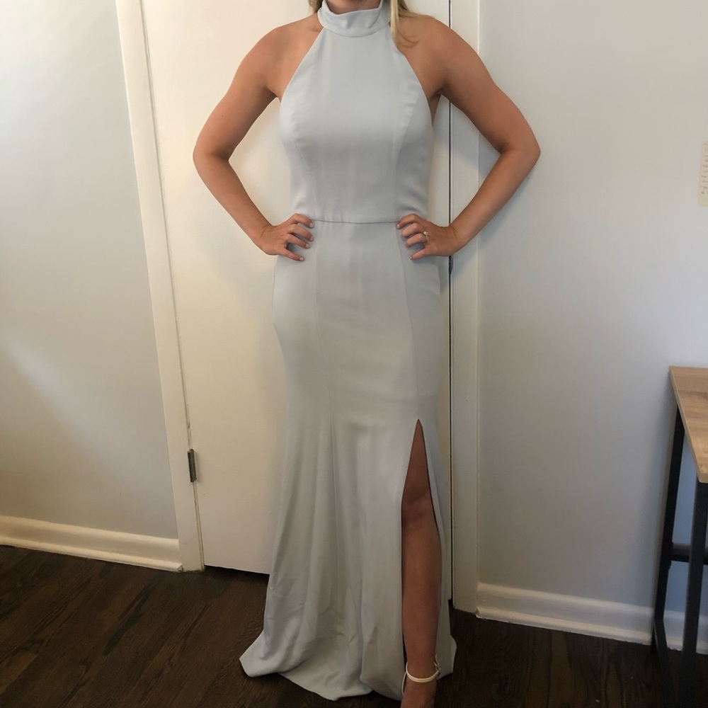 Light blue formal dress